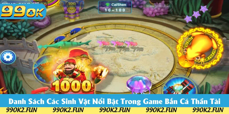 Tổng hợp sinh vật nổi bật trong bắn cá thần tài Tổng hợp sinh vật nổi bật trong bắn cá thần tài