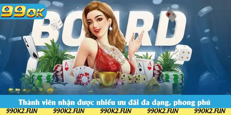 Thành viên nhận được nhiều ưu đãi đa dạng, phong phú 